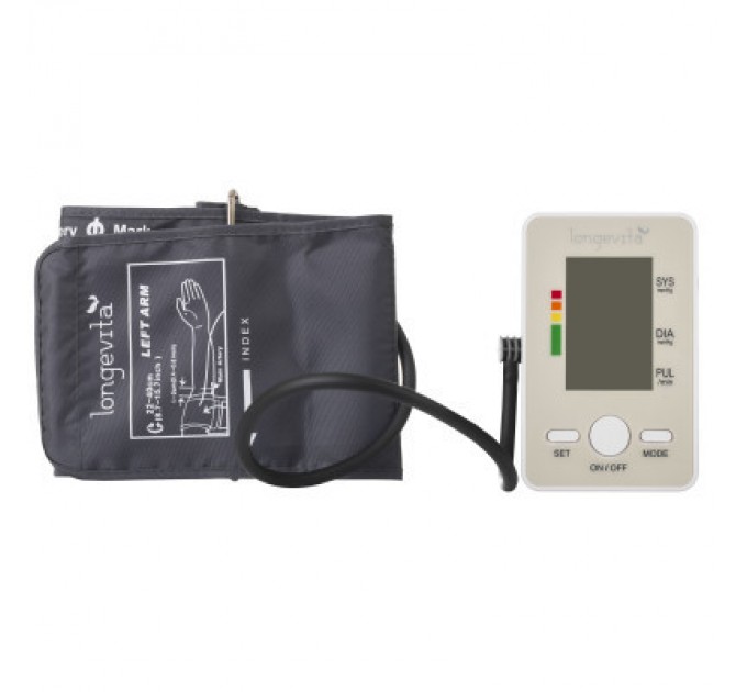 Longevita Тонометр Longevita Авт.вимір.артер.тиску LONGEVITA BP-102 Авт. вимір. артер. тиску (BP-102)