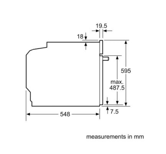 Bosch Духова шафа Bosch HBG7764B1