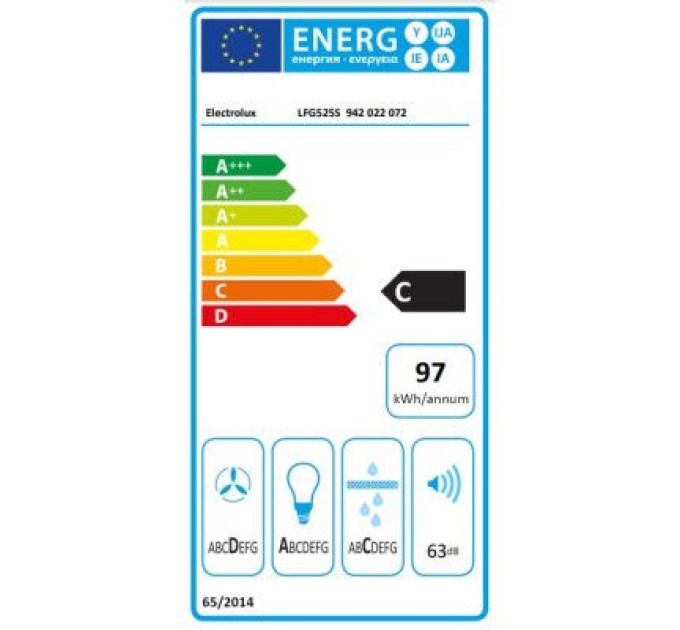 Electrolux Витяжка кухонна Electrolux LFG525S