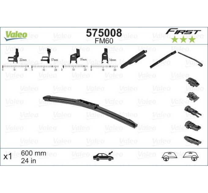 Valeo Щітка склоочисника Valeo 575008