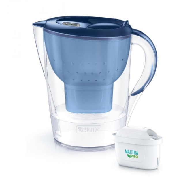 Brita Фільтр-глечик Brita Marella XL Memo MXPro 3.5л (2л води) з фільтр-картриджем, синій (1052780)