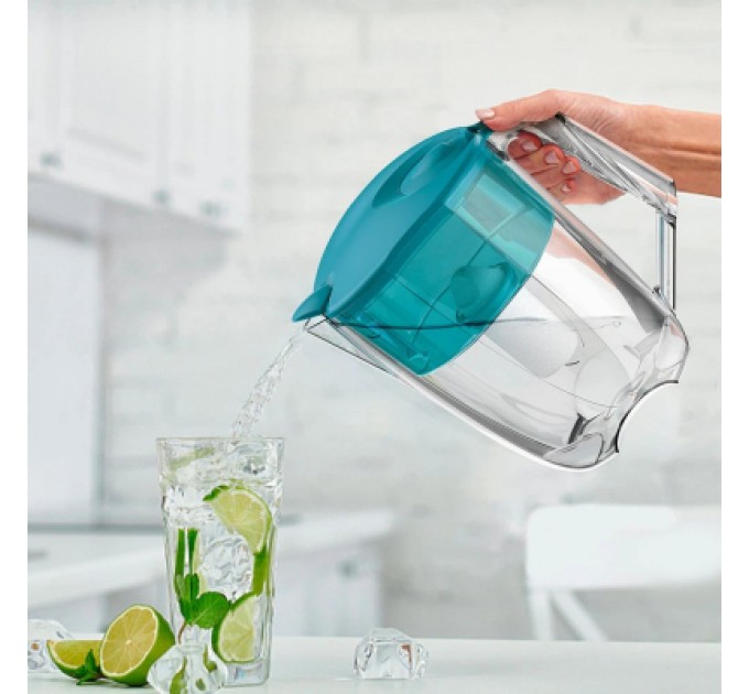 Ecosoft Фільтр-глечик Ecosoft Maxima 5л (3.5л очищеної води) з фільтр-картриджем, аква грін (FMVMAXIMADGECO)