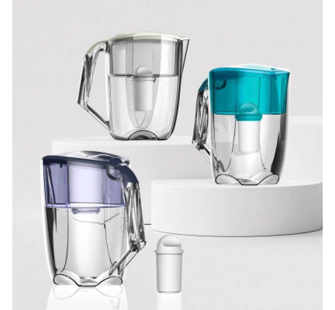 Ecosoft Фільтр-глечик Ecosoft Maxima 5л (3.5л очищеної води) з фільтр-картриджем, аква грін (FMVMAXIMADGECO)