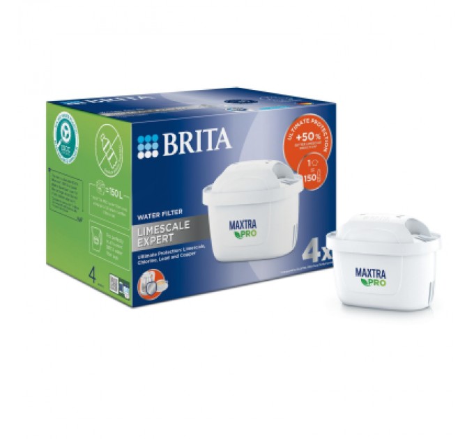 Картридж для фільтра глечика Brita MXPro Limescale для жорсткої води 4шт (1051771)