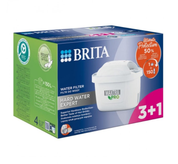 Brita Картридж для фільтра глечика Brita MXPro Limescale для жорсткої води 3+1шт (1051773)