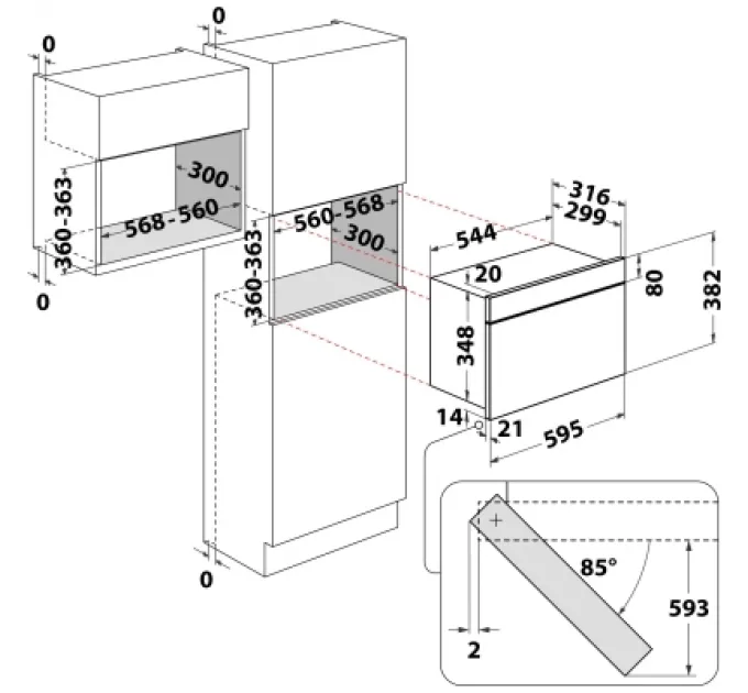 Whirlpool Мікрохвильова піч Whirlpool MBNA910X