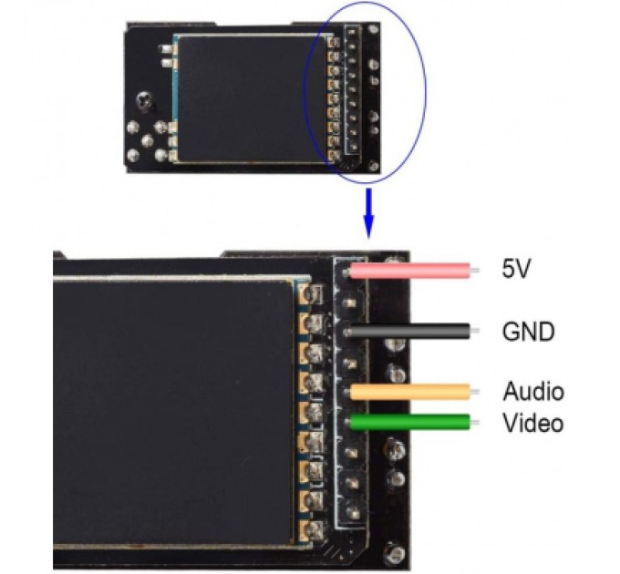 AKK Відеоприймач (VRX) AKK Diversity RX 5.8GHz 96CH (RC835X96СH)