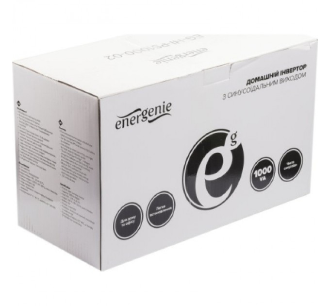 EnerGenie Пристрій безперебійного живлення EnerGenie EG-HI-PS1000-02 1000VA 600W (EG-HI-PS1000-02)