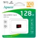 Apacer Карта пам'яті Apacer 128GB microSD class 10 UHS-I V10 A1 (AP128GMCSX10UB-RA)