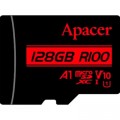Apacer Карта пам'яті Apacer 128GB microSD class 10 UHS-I V10 A1 (AP128GMCSX10UB-RA)