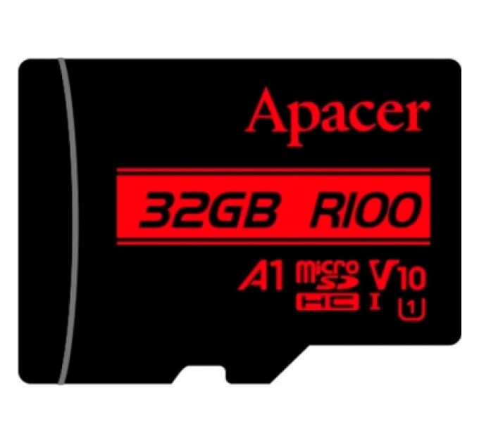Apacer Карта пам'яті Apacer 32GB microSD class 10 UHS-I V10 A1 (AP32GMCSH10UB-RA)