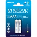 Panasonic Акумулятор Panasonic AAA Eneloop 800mAh NI-MH * 2 (BK-4MCDE/2CP)