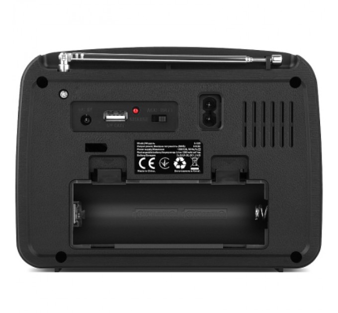 REAL-EL Портативний радіоприймач REAL-EL X-520 Black