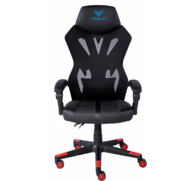 Aula Крісло ігрове Aula F010 Gaming Chair Black/Red (6948391286228)