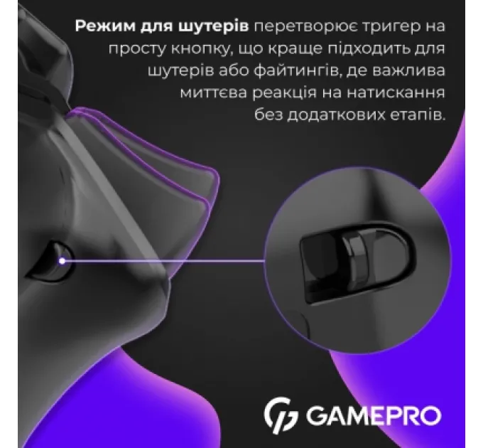 GamePro Геймпад GamePro GPX13B 2.4G/BT 5.1/USB/PC/iOS/Android RGB Black (GPX13B)