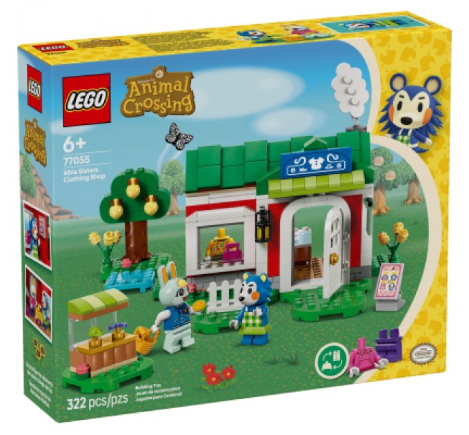 LEGO Конструктор LEGO Animal Crossing Крамниця одягу, що належить Able Sisters (77055)
