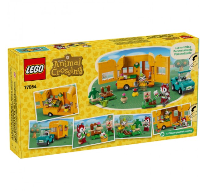 Конструктор LEGO Animal Crossing Садова крамниця і караван, що належать Leif (77054)