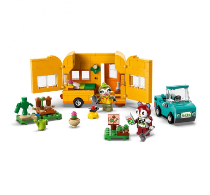 Конструктор LEGO Animal Crossing Садова крамниця і караван, що належать Leif (77054)