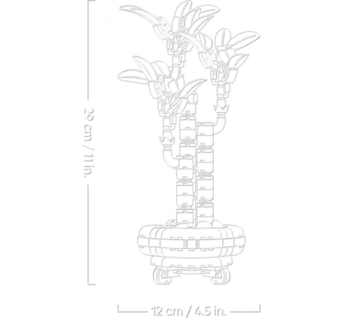 LEGO Конструктор LEGO Botanicals Бамбук щастя (10344)