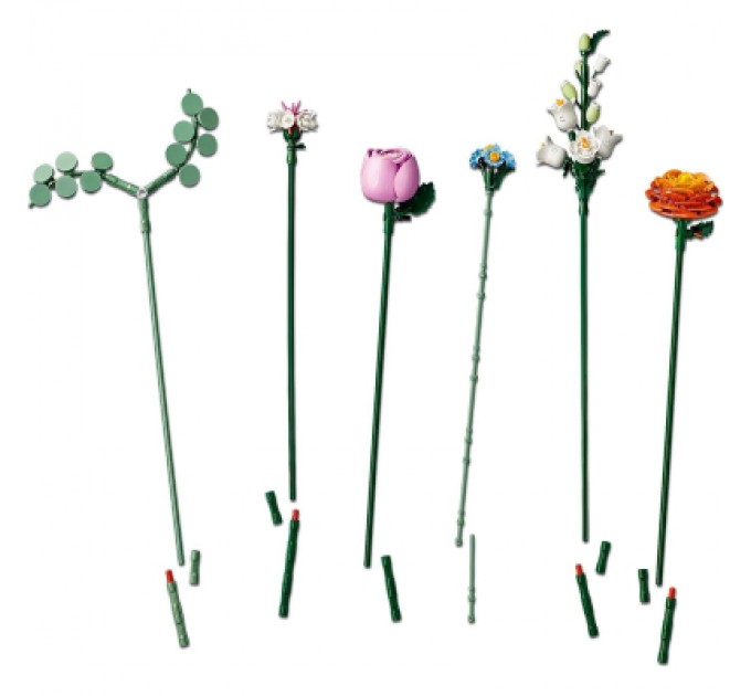 LEGO Конструктор LEGO Botanicals Милий рожевий букет квітів (10342)