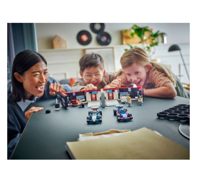 LEGO Конструктор LEGO City Гараж F1 та автомобілі Mercedes-AMG і Alpine (60444)