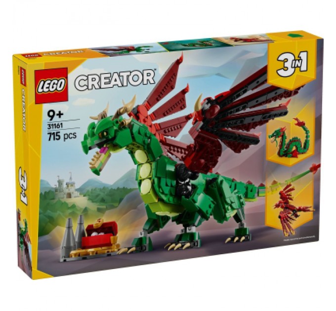 LEGO Конструктор LEGO Creator Середньовічний дракон (31161)