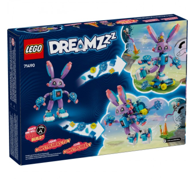 LEGO Конструктор LEGO DREAMZzz Іззі та Бунчуро, ігровий кролик (71490)