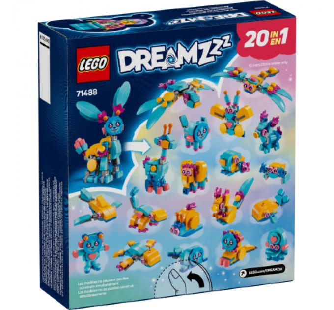 LEGO Конструктор LEGO DREAMZzz Творчі тваринні пригоди Бунчу (71488)