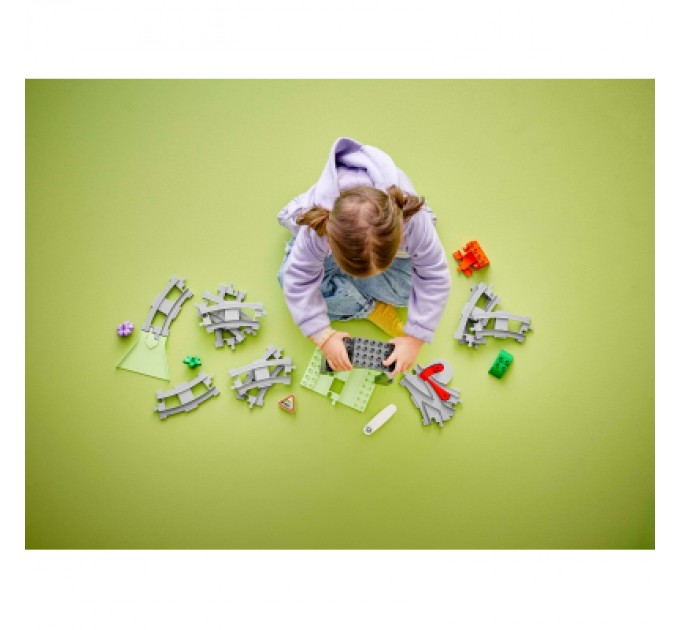 Конструктор LEGO DUPLO Town Додатковий набір. Залізничний тунель і колії (10425)
