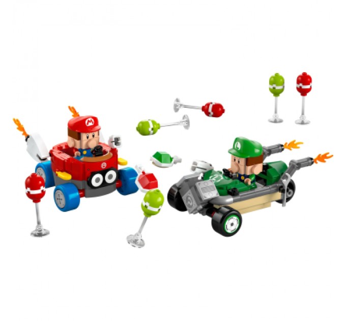 LEGO Конструктор LEGO Super Mario Mario Kart – Baby Mario vs. Baby Luigi (72034)