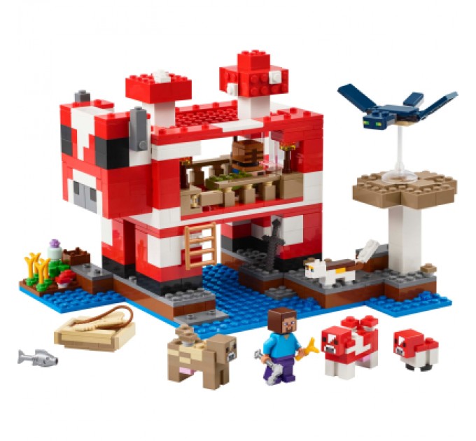 LEGO Конструктор LEGO Minecraft Грибний будинок (21270)