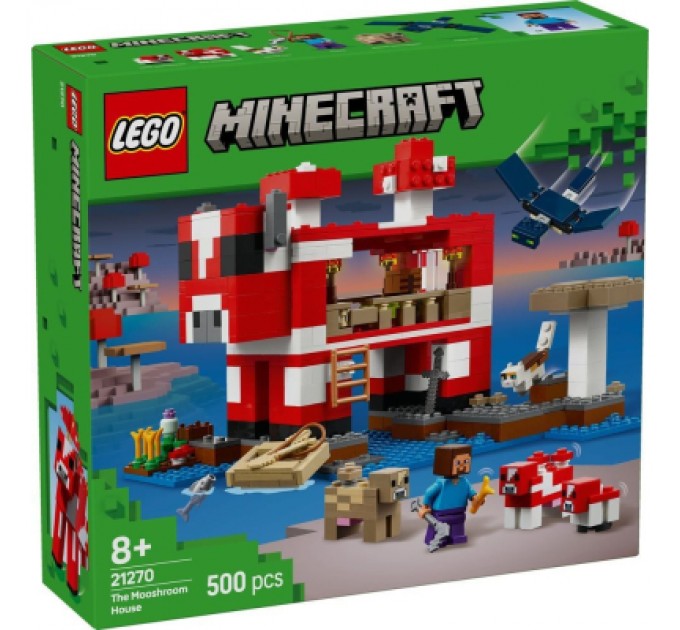 LEGO Конструктор LEGO Minecraft Грибний будинок (21270)