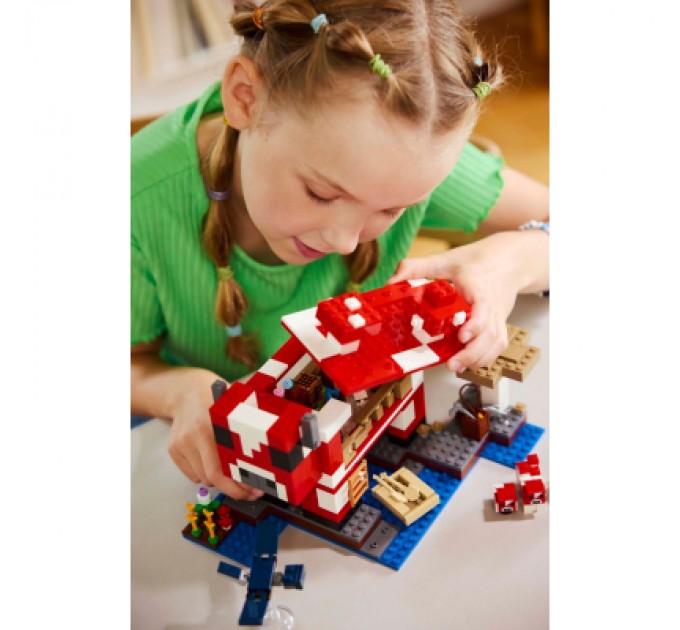 LEGO Конструктор LEGO Minecraft Грибний будинок (21270)