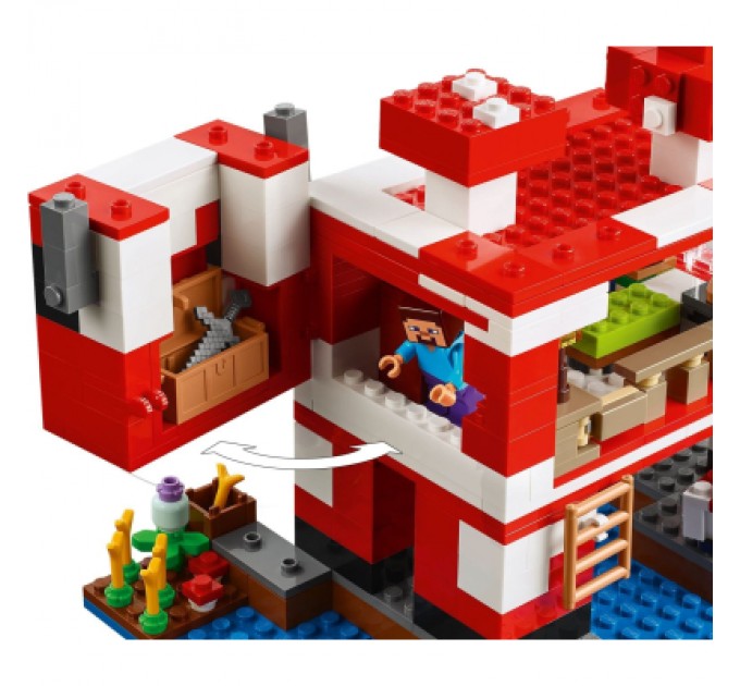 LEGO Конструктор LEGO Minecraft Грибний будинок (21270)