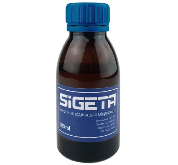 Sigeta Аксесуар до мікроскопів Sigeta Імерсійна олія для мікроскопії 100ml (65660)