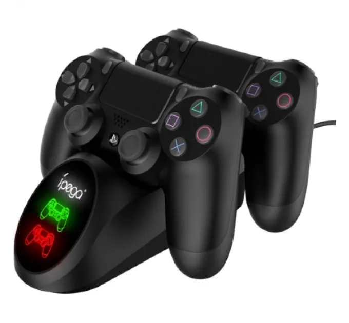 iPega Зарядний пристрій iPega PG-9180 Для геймпадів PS4 Black (PG-9180)