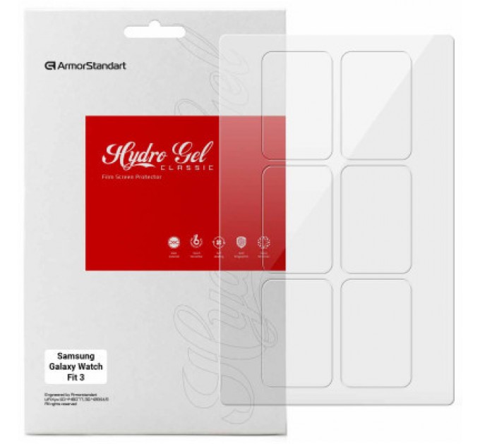 Armorstandart Плівка захисна Armorstandart Samsung Galaxy Watch Fit 3 6pcs (ARM74576)