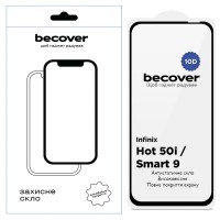 Скло захисне BeCover Infinix Hot 50i (X6531) 10D Black (712713)