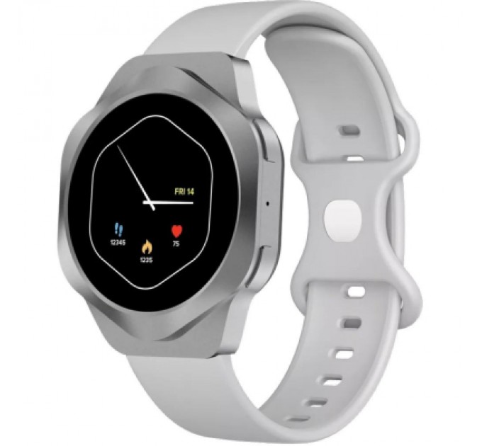 Canyon Смарт-годинник Canyon Hexagon SW-88 BT-CALL Silver (CNS-SW88SS)