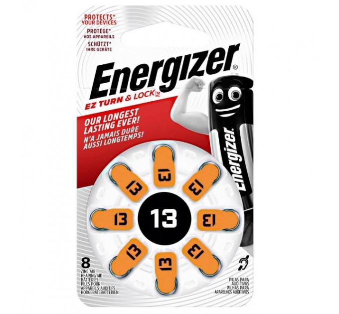 Energizer Батарейка Energizer ZA13 BL 8шт