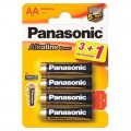Panasonic Батарейка Panasonic Alkaline Power AA/LR06 BL 4 шт (LR6APB/4BP)