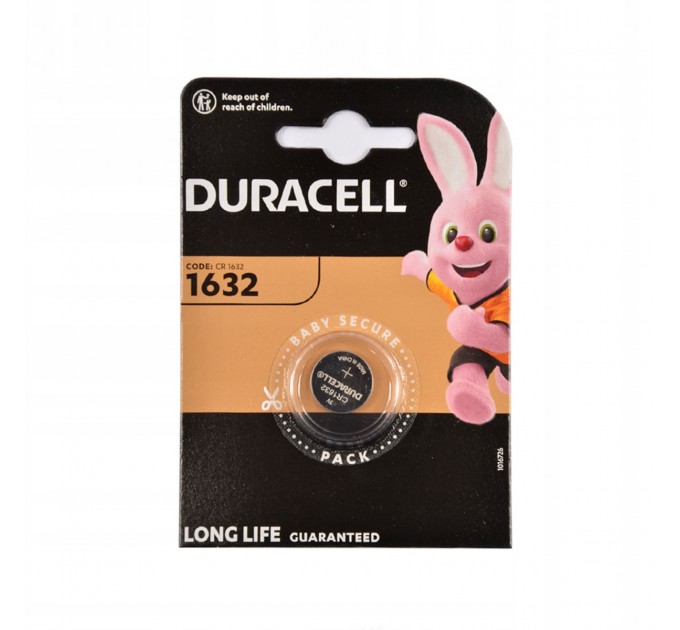 Duracell Батарейка Duracell CR1632 Lithium 3V (5000394056744)