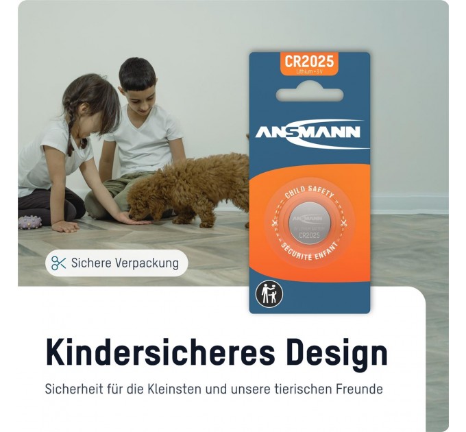 Ansmann Батарейка Ansmann CR2025 BL 1шт