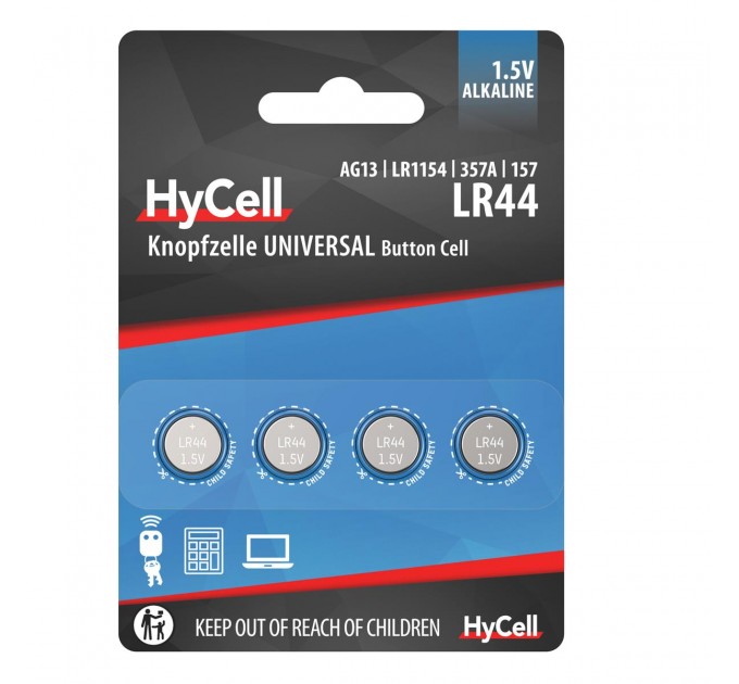 Ansmann Батарейка Ansmann HyCell LR44/LR1154/AG13 BL 4шт