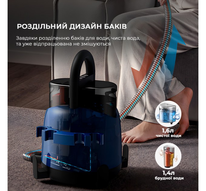 Deerma Пылесос с функцией чистки мебели Deerma Suction Vacuum Cleaner (DEM-BY200)