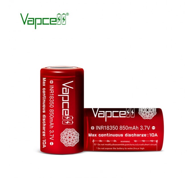 Vapcell Аккумулятор Vapcell 18350 Li-Ion 850mAh 1шт