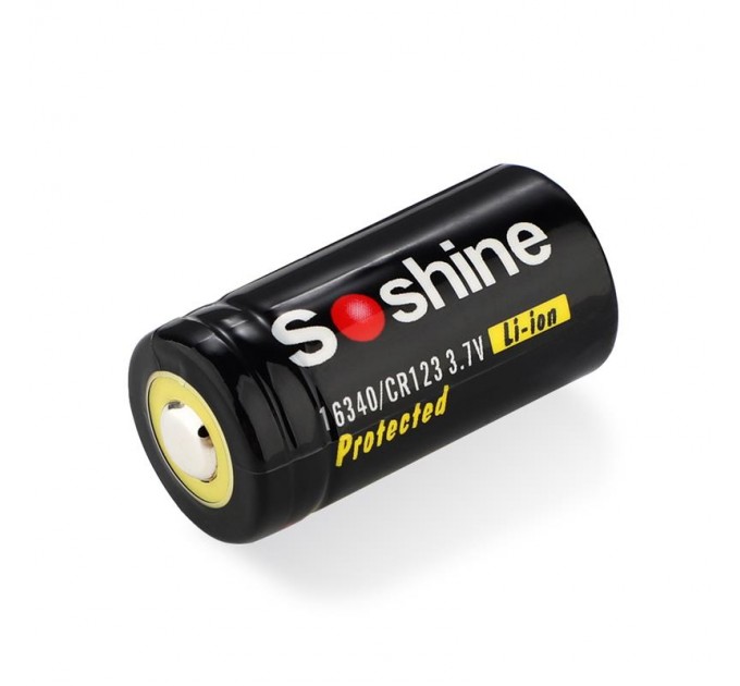 Soshine Аккумулятор Soshine Protected CR123A/16340 3.7V 700mAh 1шт