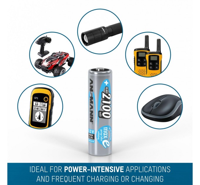 Ansmann Аккумуляторы Ansmann AA/HR06 NI-MH 2100 mAh BL 4 шт