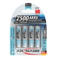 Ansmann Аккумуляторы Ansmann AA/HR06 NI-MH 2500 mAh BL 4 шт