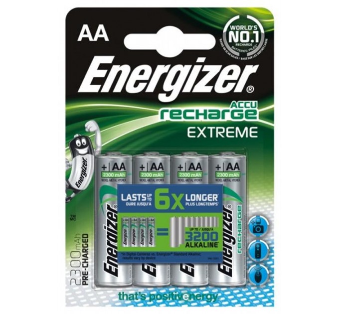 Energizer Аккумуляторы Energizer Recharge Extreme AA/HR06 LSD Ni-MH 2300 mAh BL 4шт